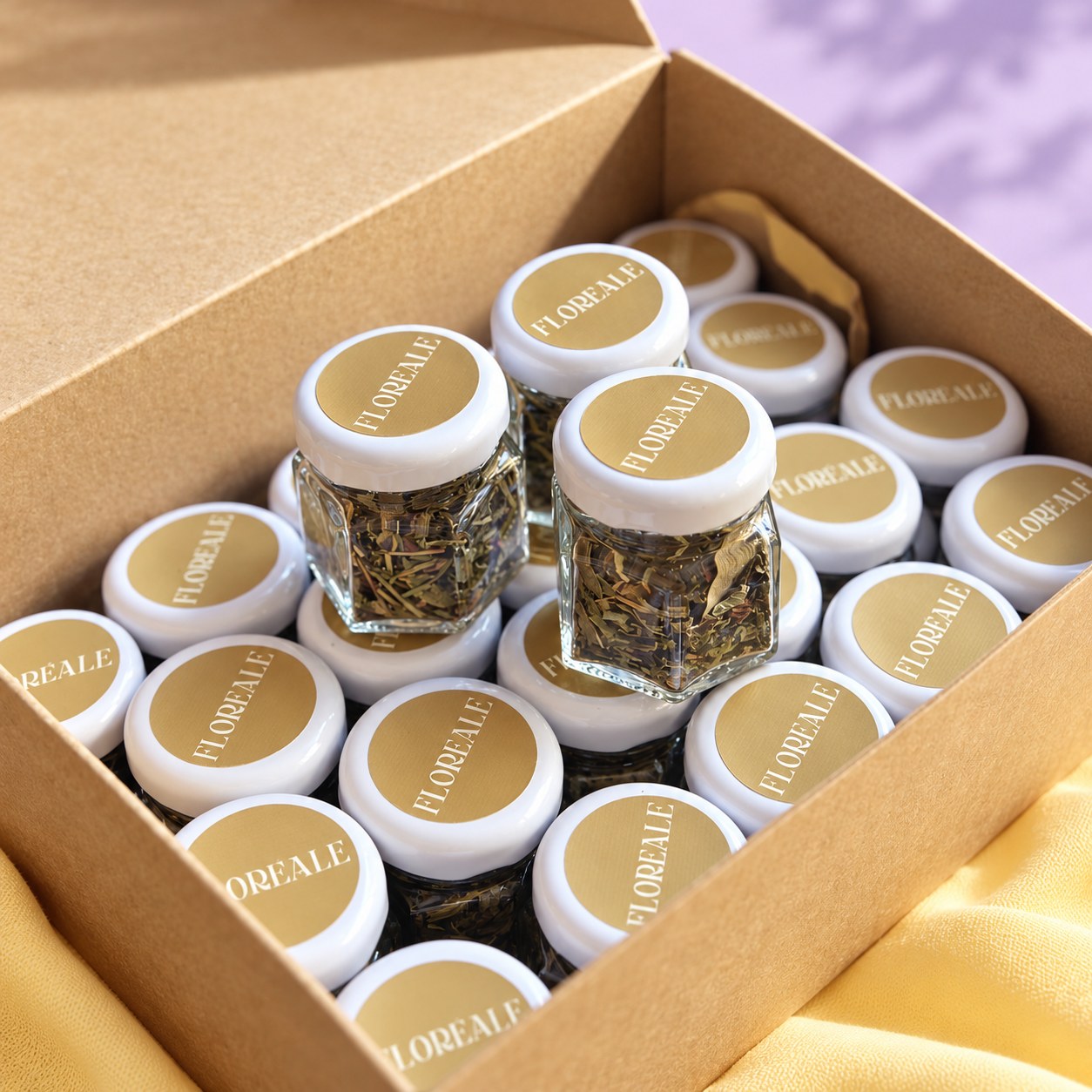 Frascos Kalatea personalizados para Floréale